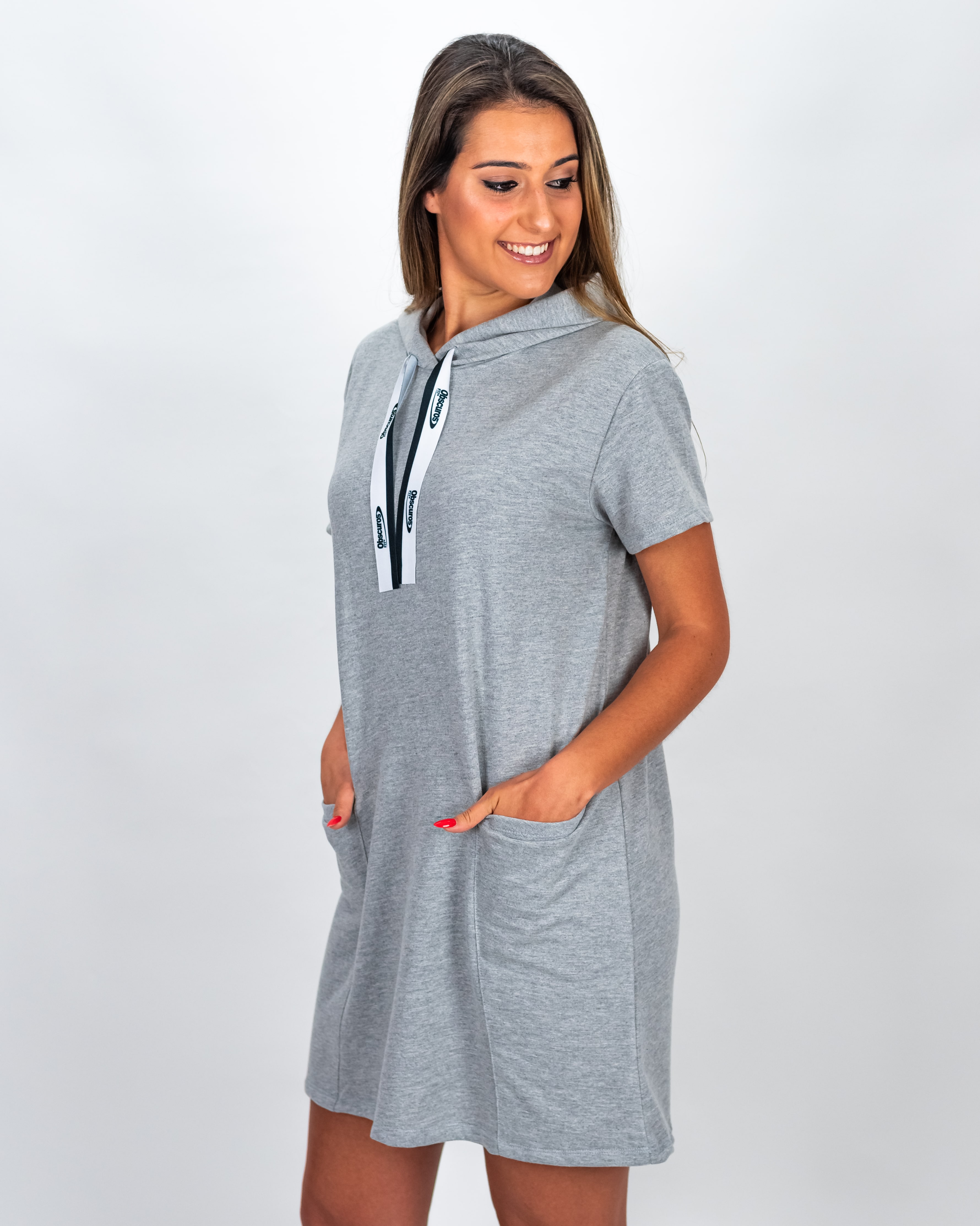 Vestido 50% Algodão 50% poliester         
