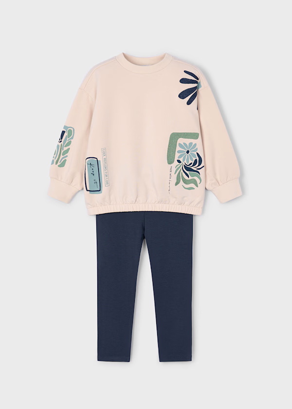 Conj. leggings sweat