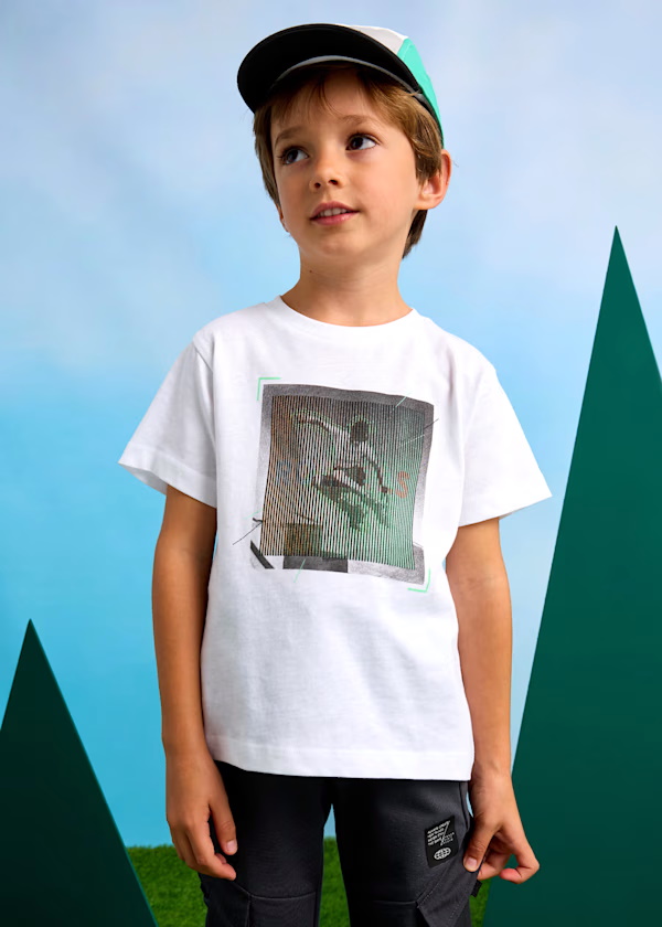 Camiseta m/c "creativity"     Rapaz