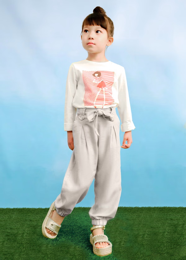 Calça ponto roma      Menina