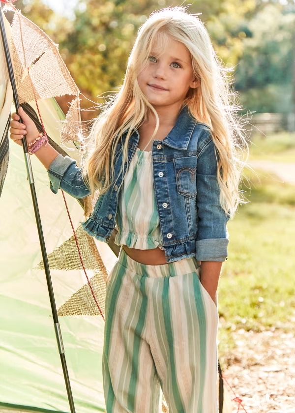 Calça sarja     Menina