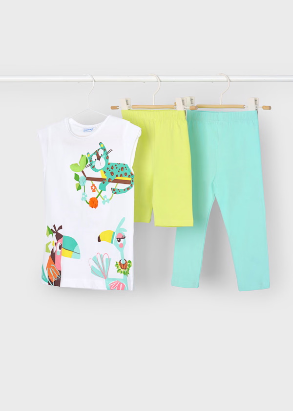 Conj. leggings  Menina