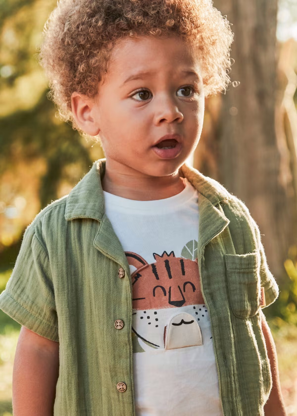 T´shirt tigre play    Baby Menino