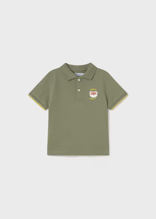 Polo m/curta aplicações       Baby Menino