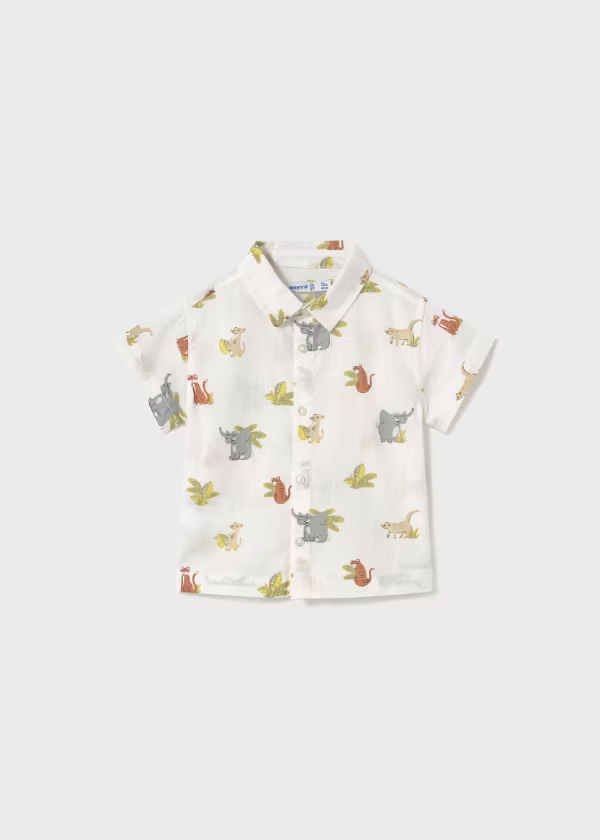 Camisa m/curta estampada      Baby Menino