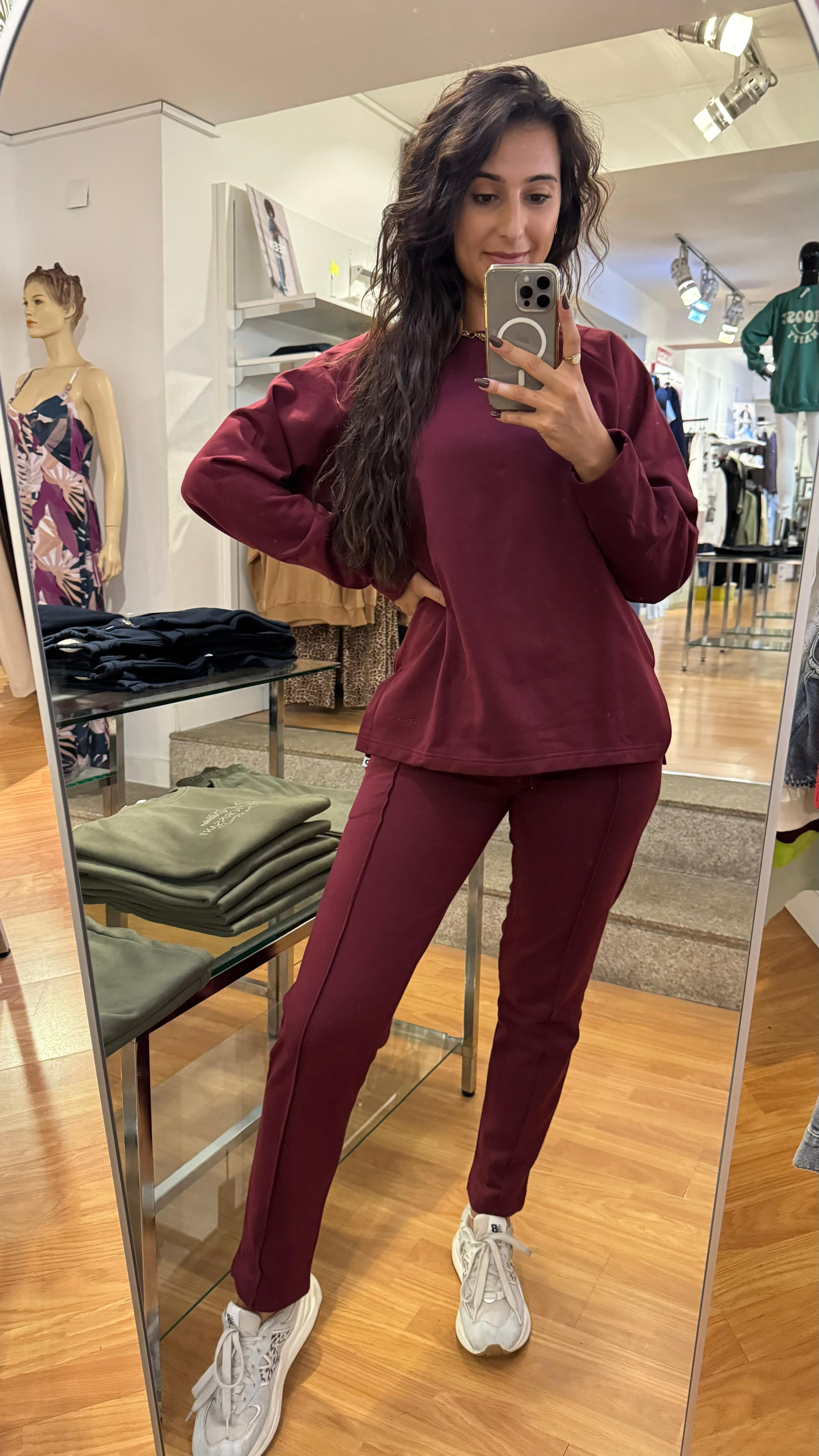 Conjunto Senhora Sweats+ Calça 50% Algodão 50% poliester         