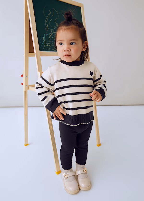 Conj. calça tricot