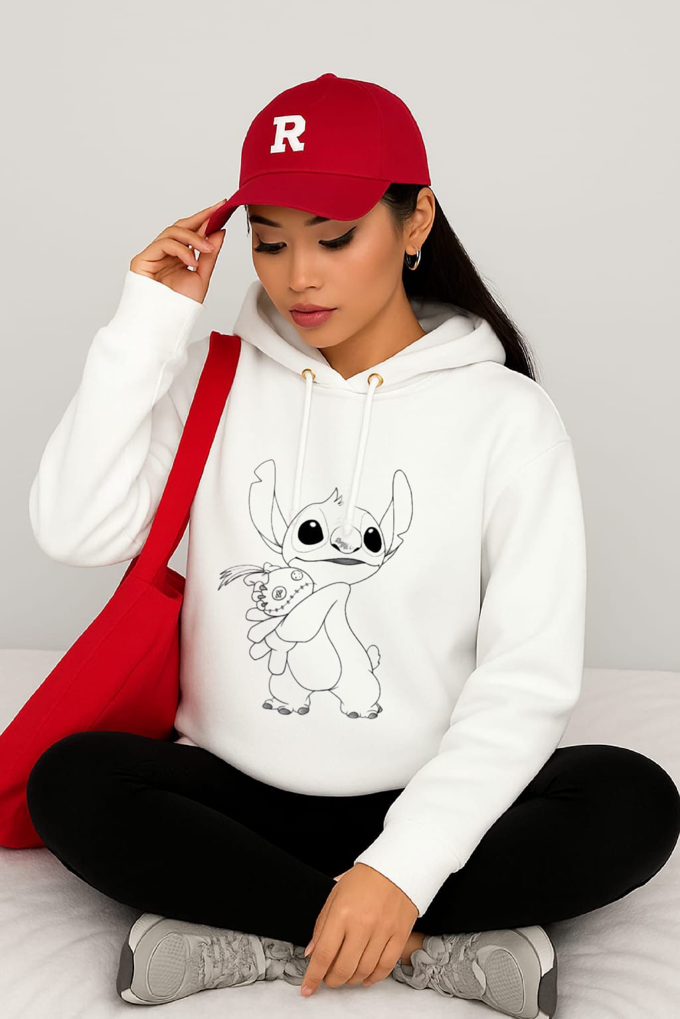 Sweats Senhora oversize 50% Algodão 50% poliester